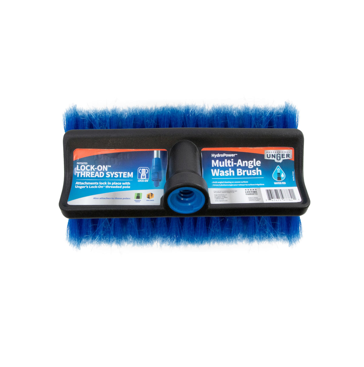 UNGER 10 inches (Pack of 1) / Multi-Angle Wash Brush / Blue Squeegees