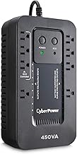 CyberPower EC450G Ecologic Battery Backup & Surge Protector UPS System, 450VA/260W, 8 Outlets, ECO Mode, Compact Uninterruptible Power Supply