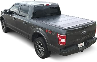 LEER HF650M Quad-Folding Tonneau Cover, Fits 2024-2026 Ford Ranger with 4'10" Truck Bed