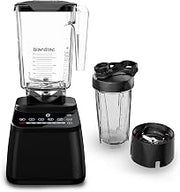 Blendtec Designer Series Blender (Black), WildSide+ Jar & GO Travel Bottle | Professional Grade Power and Performance, Touchscreen with 8 Speed Variable Speed Control, + Pulse, 6 Preprogammed Cycles