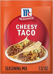 McCormick Cheesy Taco Seasoning Mix, 1.12 oz