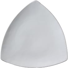 TAC-20P Signature Coupe Triangle Plate, 11-3/4", Porcelain White (Pack of 12)