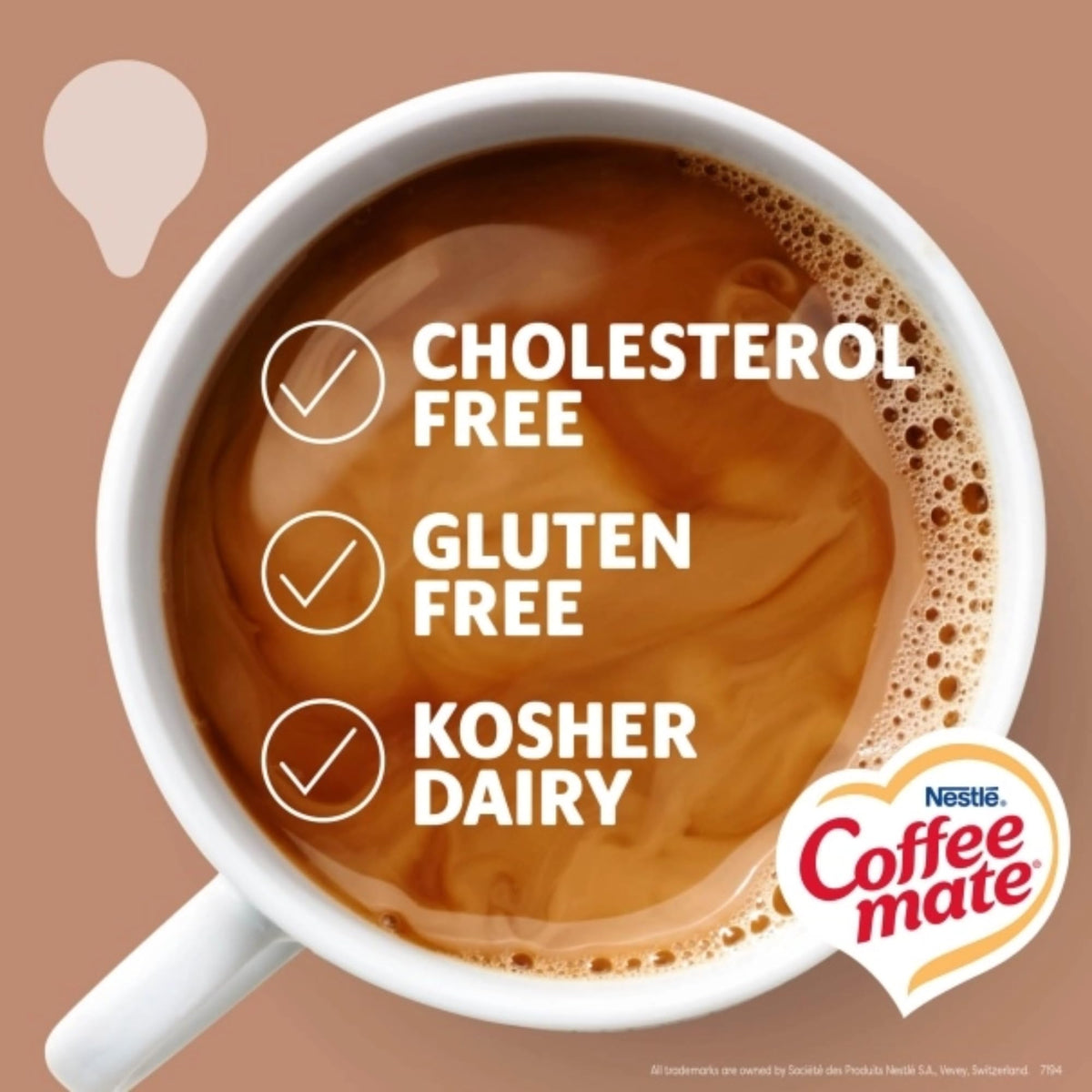 Nestle Liquid Coffee Creamer Singles by Coffee mate – 18.75 Fl Oz (Pack of 1), Brown, Model 35115