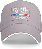 Curtis Sliwa for New York City Mayor Hat 2026 Election Golf Dad Baseball Cap Running Hats Men