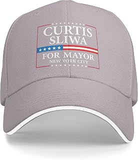 Curtis Sliwa for New York City Mayor Hat 2026 Election Golf Dad Baseball Cap Running Hats Men