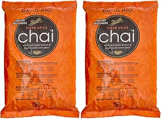 David Rio Tiger Spice Chai, Two 4 Lb. Bags