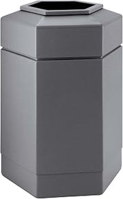 Commercial Zone Hex Trash Can - Gray - 30 gal.