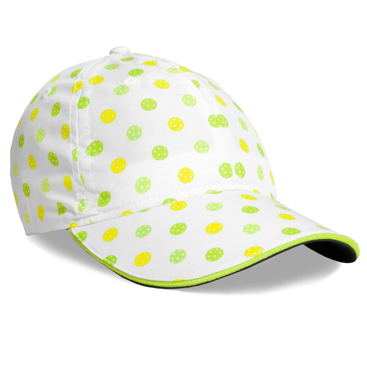 Perfomance Pickleball Cap Hat by Headsweats – One Size, Polyester, White/Neon Pickleball