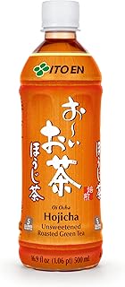 ITO EN Oi Ocha Unsweetened Roasted Green Tea, 16.9 Fluid Ounce (Pack of 12), Low Calorie