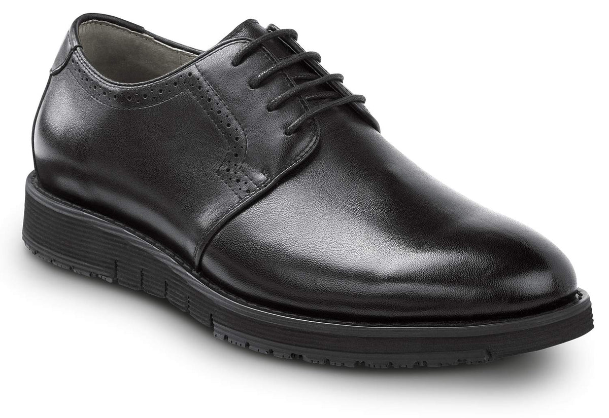 Mens Black Beaufort MaxTrax Soft Toe SRO Dress Shoe 16.0 EW by SR Max – 16 X-Wide, Polyurethane, Black, Model Sr Max Beaufort