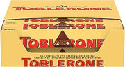 Toblerone Milk Chocolate Bar with Honey and Almond Nougat, 20 Bars | Bulk Chocolate