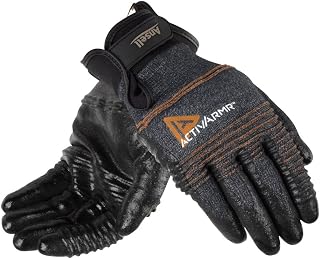 Ansell ActivArmr 97-008 Multipurpose Gloves - Medium-Duty, Abrasion Resitance, Size Small (1-Pair)