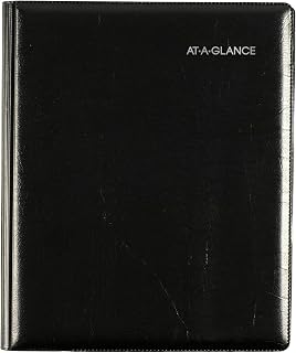2022 Weekly & Monthly Planner by AT-A-GLANCE, 7" x 8-3/4", Medium, Refillable, Executive, DayMinder, Black (G54500)