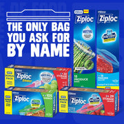 Half Gallon Food Storage Freezer Bags by Ziploc – Half Gallon, 1.89 liters, Pack of 9, Model 386241