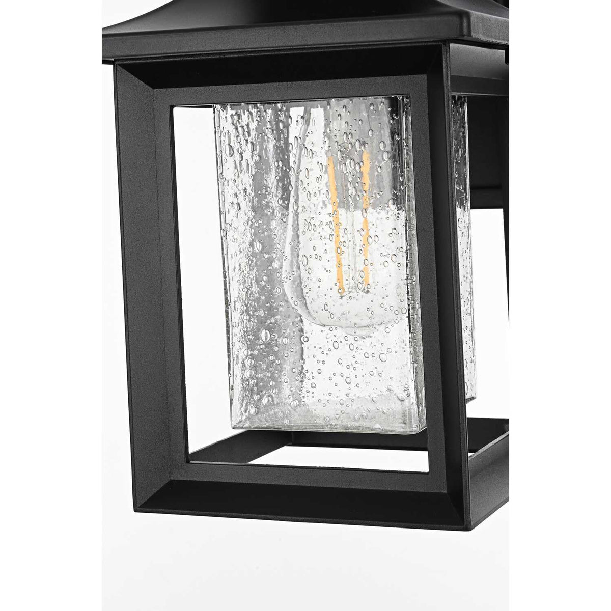 Judson One Light Outdoor Wall Sconce Black by Lighting Design – Aluminum, Black, Model OD348W12BK