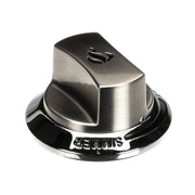 Knob, Burner Vlave Max-Simmer - Genuine OEM Replacement Part by American Range – Stainless Steel, Model R32314