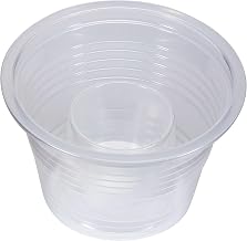 WNA Touch 4oz Clear Plastic Bomber Cups, Bulk 500 Count, 1oz Shot Glass, Disposable Cocktail Glasses, Shatter Resistant Polypropylene
