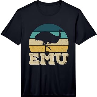 Mens Emu Animal Design for an Emu Birder Performance T-Shirt