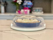 Top Shelf Elements Pie Carrier, 12 Inch Diameter, White