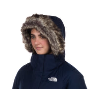 Jump Down Parka Womens Jacket Summit Navy Small by The North Face – Small, Faux Fur, Summit Navy, Model NF0A5G6G8K2