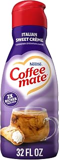 Coffee Mate Italian Sweet Crème Flavored Coffee Creamer, Non-Dairy, Gluten-Free, Liquid Creamer for Coffee, Cholesterol Free, 63 Servings