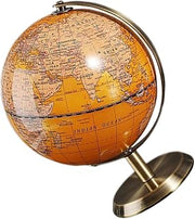 Rotating Geography Learning Globe 5.5 Inch with Stand for Study Room and Office Decor, English Labels, Wear-resistant Abs and Metal Material, for Classroom and Desk Use