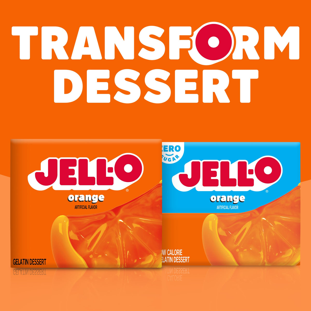Jell-O Orange / 3 Ounce (Pack of 5) / 1 Gelatin