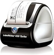 DYMO 450 Turbo Printer W/Adapter, USB, Power Cables & Print