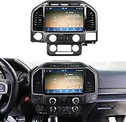 12″ OEM-Style Lincoln in-Car Screen Upgrade for Ford F150 2015–2020, Compatible with SYNC3 System, 8″ to 12″ Direct Replacement, Lincoln Design & Plug and Play（Black）