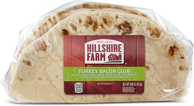 Hillshire Farm, Turkey Bacon Club Flatbread Sandwich, 8.6 oz. (10 Count)