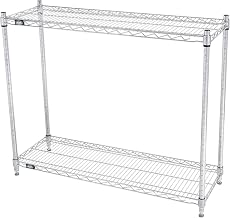 Nexel ESD, 2 Tier, Wire Shelving Starter Unit, 42" W x 14" D x 34" H