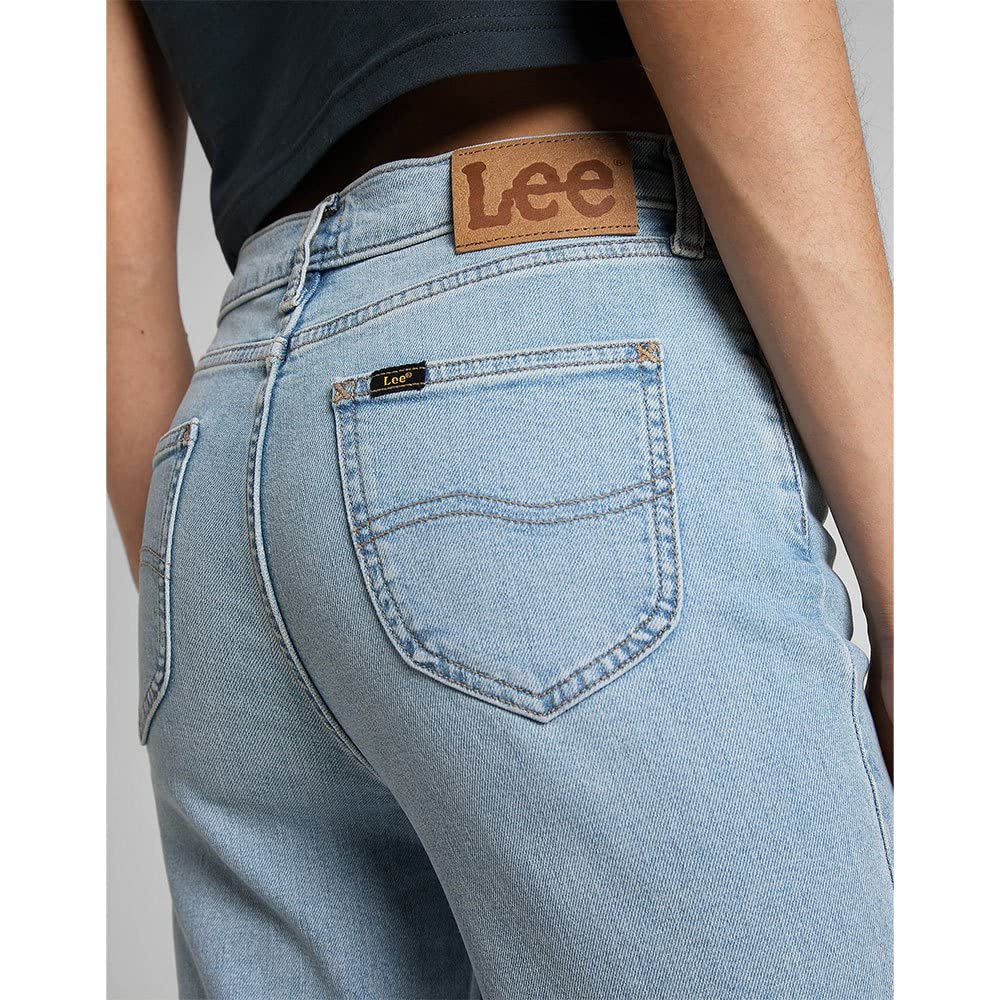 Women's Split Leg Flare Jeans by Lee – Cotton, Sunbleach, Model L33BBEMT