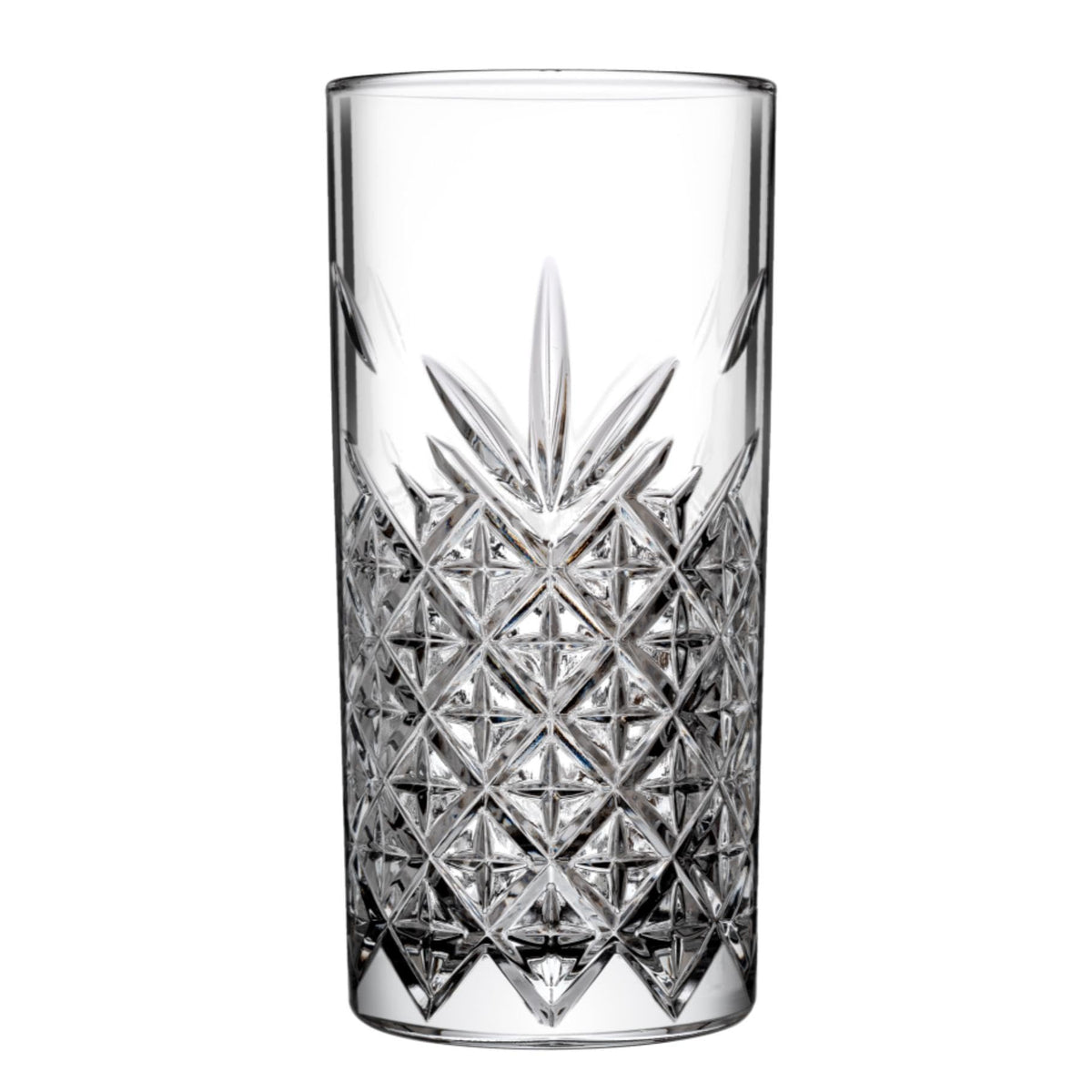 Timeless Highball Glasses 10oz (4 Pack) by Pasabahce – 10 Ounces, 295 milliliters, glassware, Transparent, Model PE-52820-64-0000
