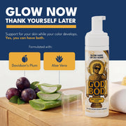 Men's Self Tanner by God Bod – 6.76 Fl Oz (Pack of 1), Gold