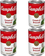 Campbell's Condensed Cream of Broccoli Soup, 10.5 oz Can (Pack of 4)