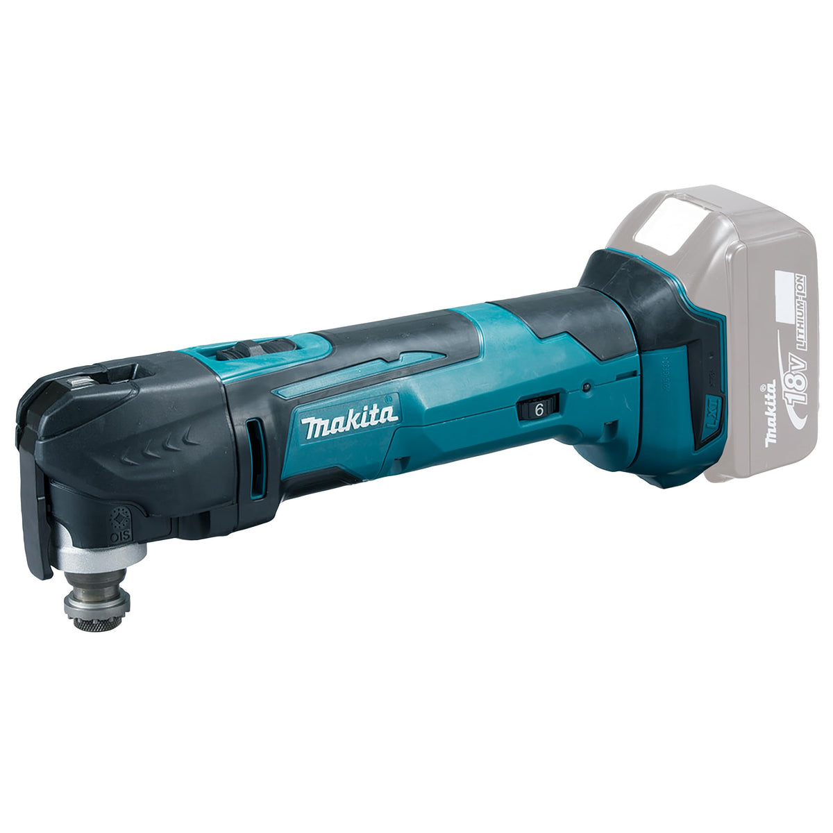 Multi Tool 18 Volt Bare Unit by Makita – Plastic, White, Model DTM51Z