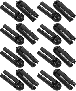 6pcs Aluminum Alloy Dart Wing Protector Black Small Dart Accessory