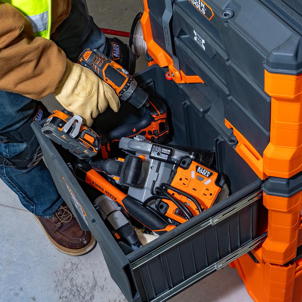KLEIN TOOLS Single Drawer / Orange / 50.0 pounds Tool Boxes