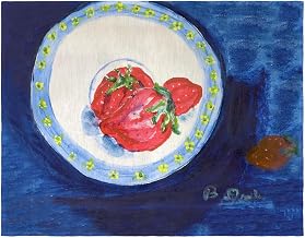 PM1334 Strawberry Plate Place Mat - 14 x 18 in. - Set of 4