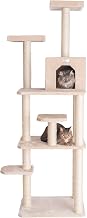 GleePet GP78740821 Cat Tree, 74-Inch, Beige