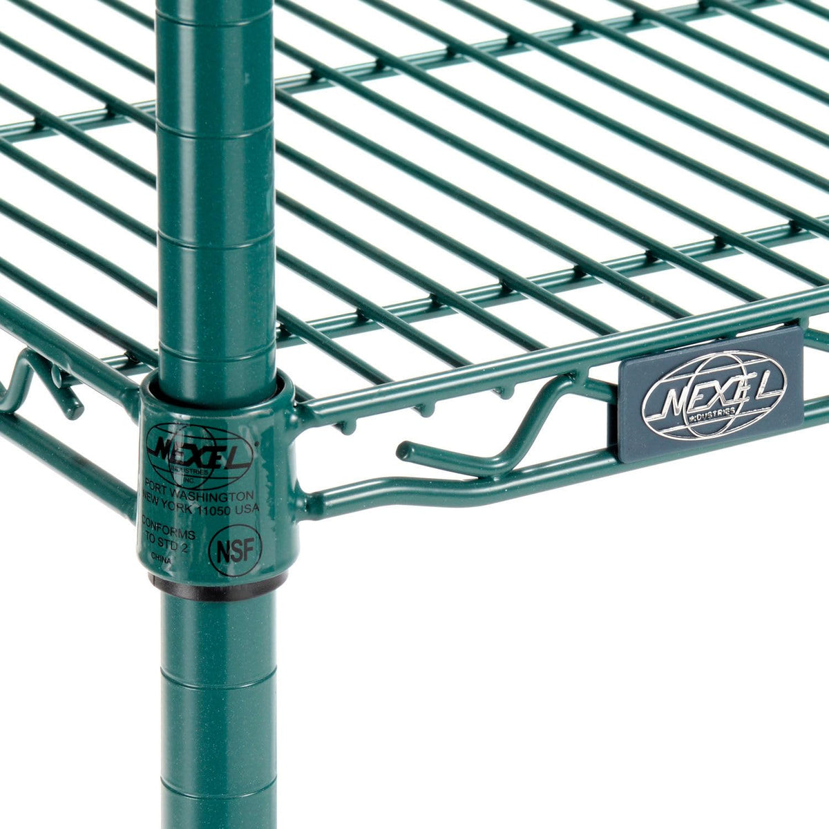 Utility Cart by Nexel – Steel, Green Epoxy, Model 1824N2G