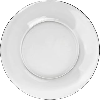Anchor Hocking Presence 10-Inch Glass Dinner Plate, Set of 6