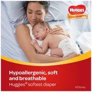 Little Snugglers Diapers by HUGGIES – newborn up to 10 Pound, Cotton, Pack of 32, Model KC-840