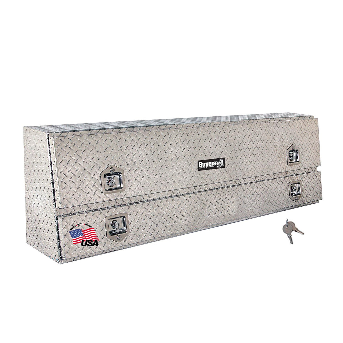 Buyers Products Company Diamond Tread / 88 x 21 x 13.5 / One Compartment Truck Bed Toolboxes