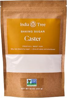 India Tree Caster Sugar, 1 Pound (Pack of 6)