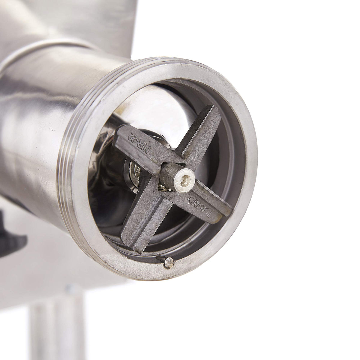 1 HP Motor 110V, 1 Phase, Stainless Steel Cabinet, HEADSTROCK, Auger and PAN, 1,700+ LBS/HR Grinding Capacity, Robust Headstock with Permanent AFFIXED Safety Guard. by PRO-CUT –