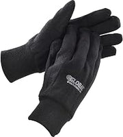 Global Industrial Cotton Jersey Gloves, Dark Brown, Men's, 1-Dozen