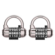 Master Lock Black / 2 Pack / 2 Pack; Black Combination Padlocks