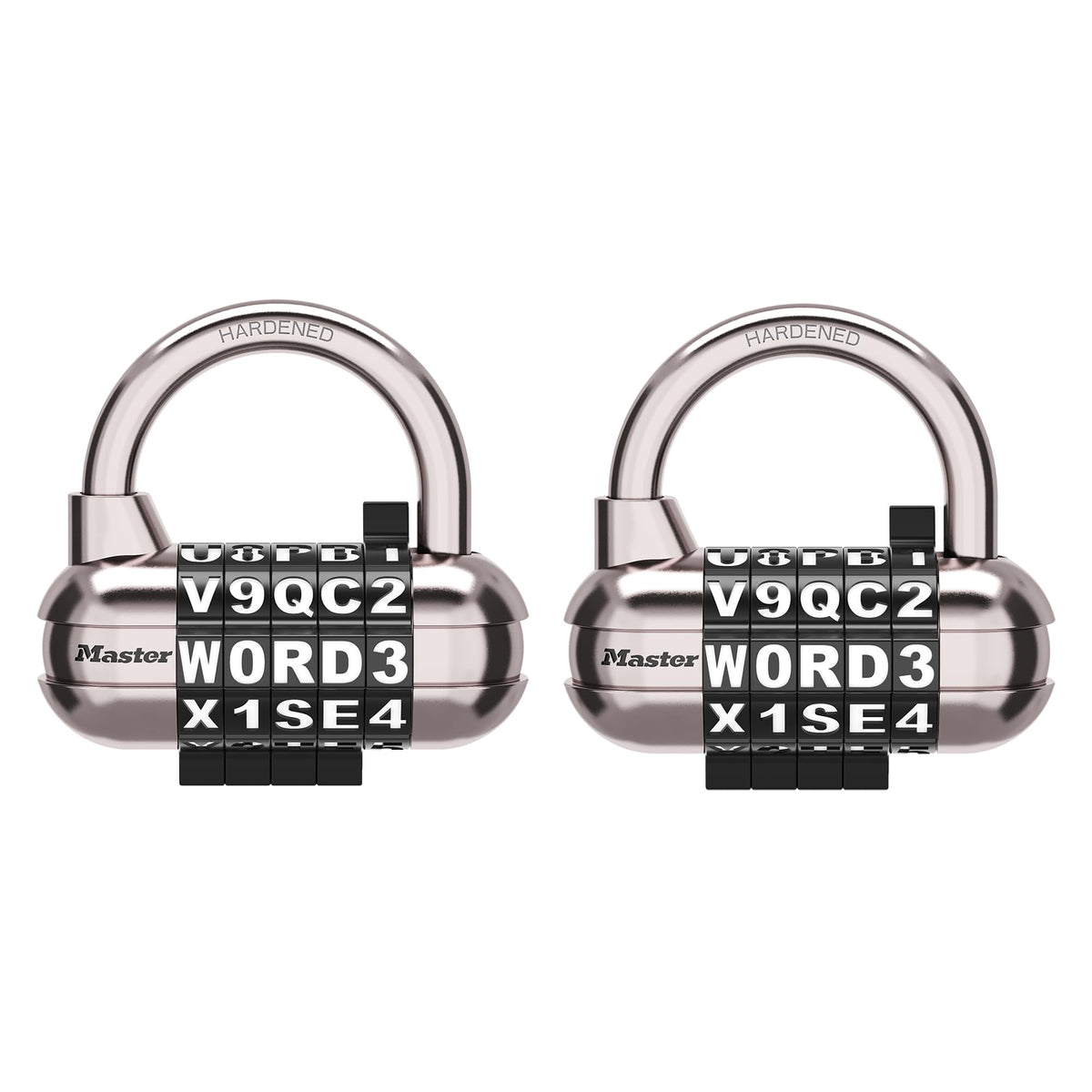 Master Lock Black / 2 Pack / 2 Pack; Black Combination Padlocks