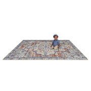 Canyon Tapestry 7'8" x 10'9" Area Rug in Color Terracotta by Joy Carpets – 7'8" x 10'9" (Rectangular), Nylon, Red, Model 2176D-03